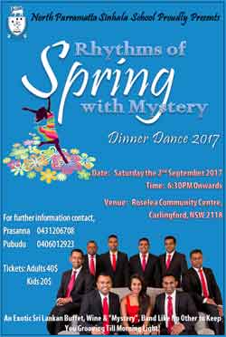 Rythms of Spring with Mystery Dinner Dance 2017