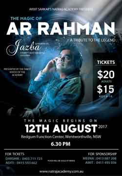 NATRAJ ACADEMY's TRIBUTE TO AR RAHMAN