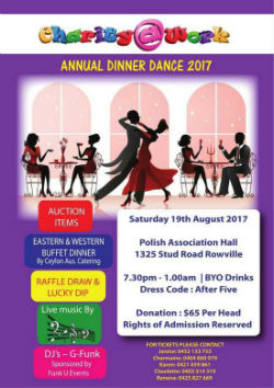 Charity at work Annual Dinner Dance 2017