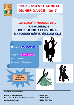 Schoenstatt Annual Dinner Dance 2017