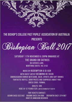 Bishopian Ball 2017