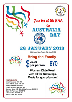 Australia Day Celebrations