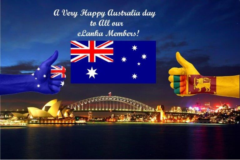 eLanka Newsletter: January 2019 4th edition: Sri Lankans in Australia – News, Photos, Events & Articles – Happy Australia Day!