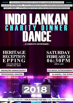 Indo Lankan Charity Dinner Dance
