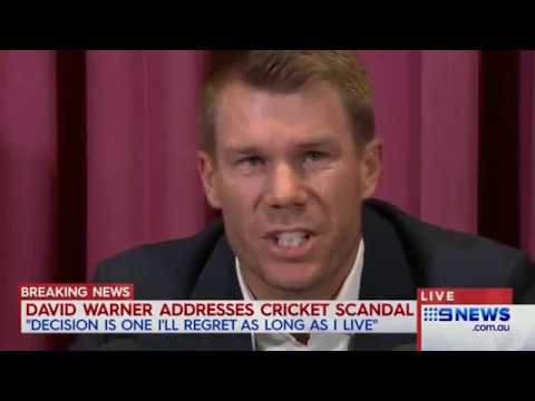 David Warner Breaks down in tears admits he let Australia down at PRESS Conference & Inside the lavish homes of David Warner which he stands to LOSE after cricket scandal