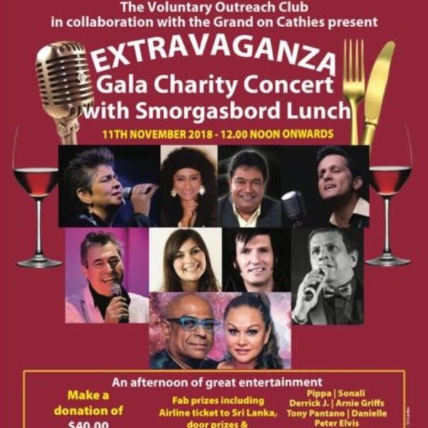 Voluntary Outreach Club EXTRAVAGANZA GALA ENTERTAINMENT CHARITY CONCERT (Melbourne event)