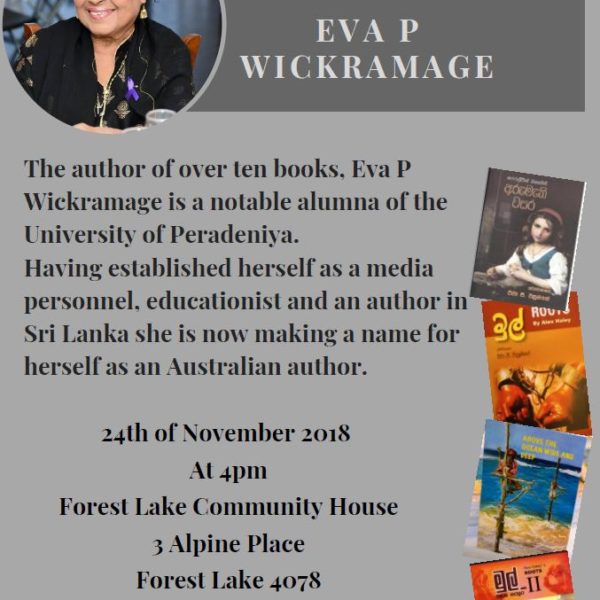 EVA P WICKRAMAGE - Meet The Author