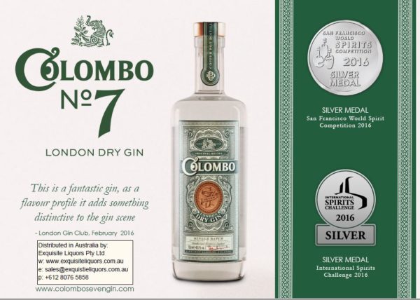 Colombo No 7 & London Dry Gin
