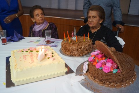 Cherry Rodrigo's 87th birthday and daughter Bernadine's 60th at the Eighty Club luncheon