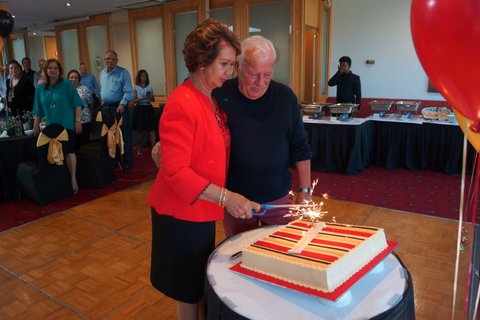 Eric Harmon's 75th surprise birthday bash at the Walawwa in Melbourne