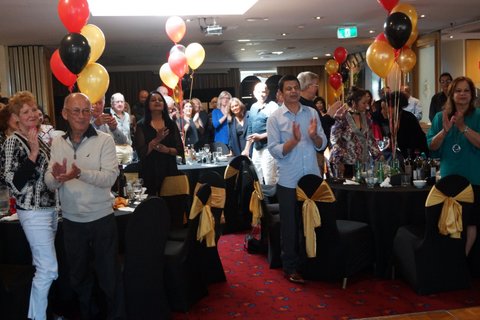 Eric Harmon's 75th surprise birthday bash at the Walawwa in Melbourne