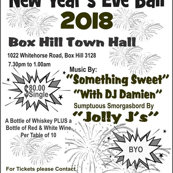 VOLUNTARY OUTREACH CLUB INC presents  “New Year’s Eve Ball 2018”