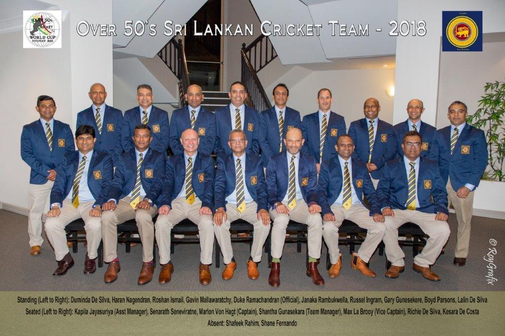 Over 50s Team Sri Lanka Welcome Dinner (
