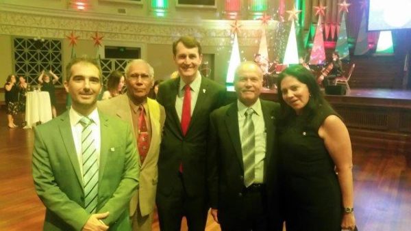 Anton Swan - Consul for Sri Lanka - Qld with Loard Mayor of Brisbane Graham Quirk