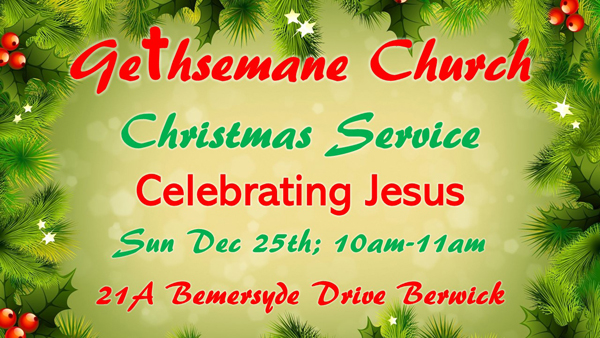 Christmas Service - Dec 25th 2018