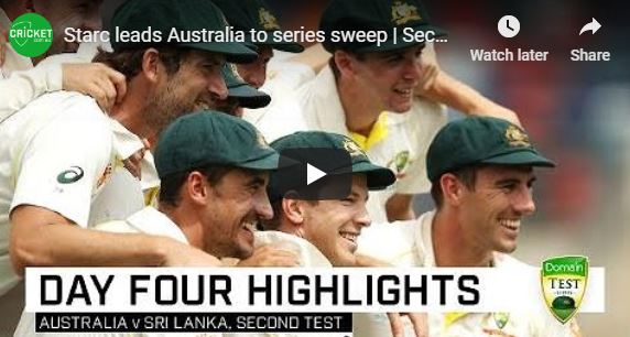Cricket: Sri Lanka vs Australia Highlights of the 2nd Test at Manuka Ovval – Canberra