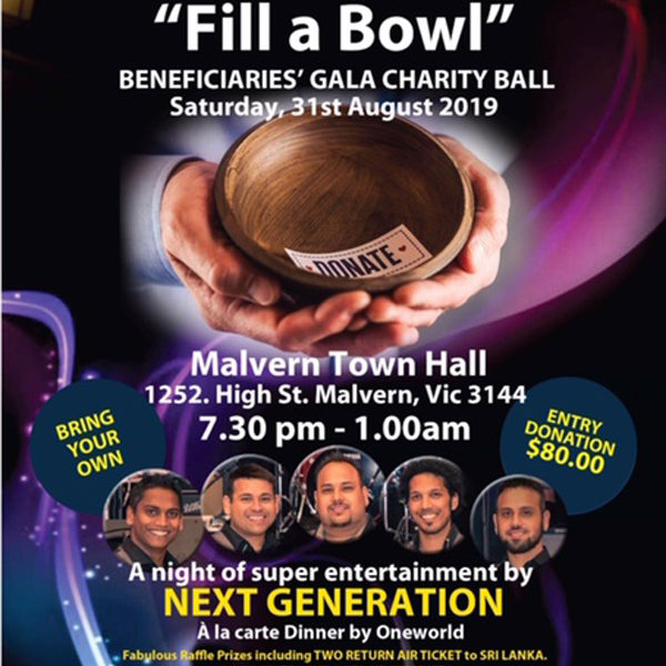 The Voluntary Outreach Club presents “Fill a Bowl” (Melbourne event)