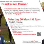 Fundraiser for aspiring SL candidate