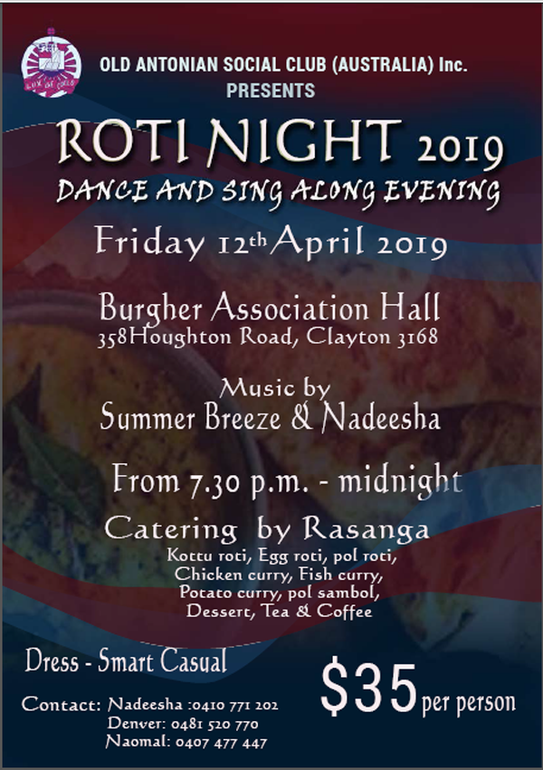 ROTI NIGHT 2019