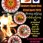 SRI LANKA ASSOCIATION of NSW - MONTHLY SENIORS' OPEN DAY FOR APRIL