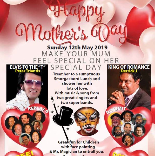 The Voluntary Outreach Club together with The Grand on Cathies presents - Happy Mother's Day - Sunday 12th May 2019 (Melbourne event)
