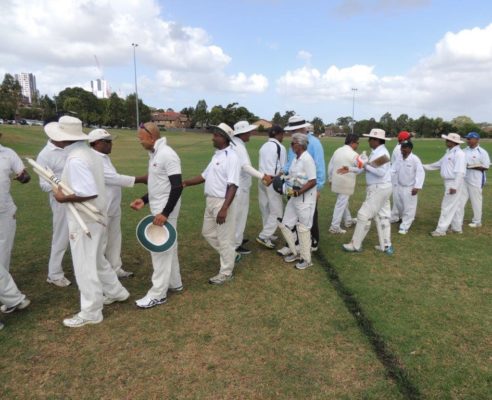 cricket game between Sri Lanka Lions Sports Club & Instant Cricketers for the “Non Benders” shield