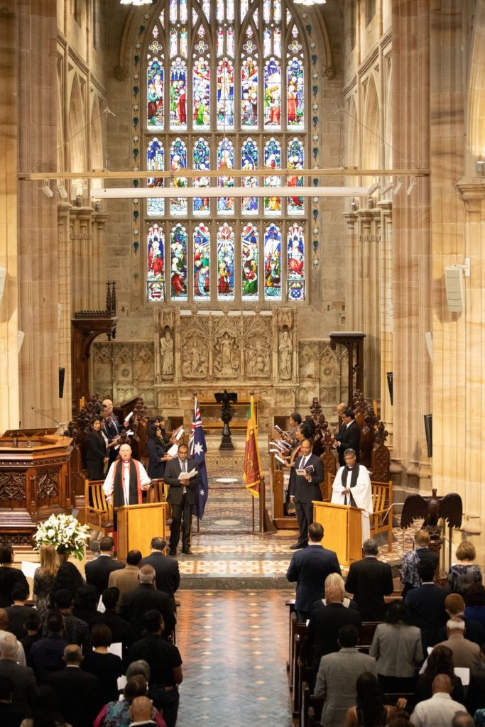 Commemoration for Sri Lanka at St Andrews Cathedral Saturday 27th April 2019