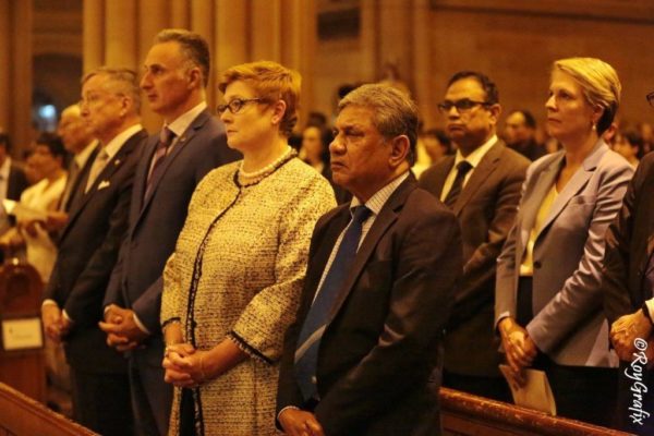 MEMORIAL MASS FOR THE VICTIMS OF THE BOMB BLAST IN SRI LANKA at St. Mary’s Cathedral Sydney