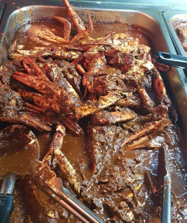 Mouth watering Crab lunch at Cha's Cabin in Hallam