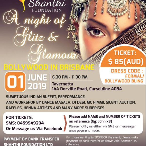 A Night of Glitz & Glamour - Bollywood in Brisbane in aid of Shanthi Palliative Care Hospital