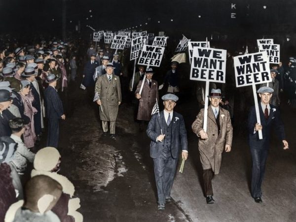 Demonstration against the Prohibition