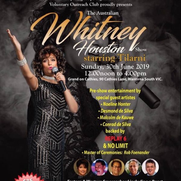 Whispering Hope together with Voluntary Outreach Club present The Australia Whitney Houston Show (melbourne event)
