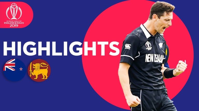 Cricket: Watch highlights of the New Zealand vs Sri Lanka match at Cardiff, Game 3 of the ICC World cup 2019