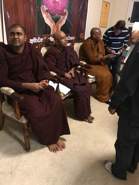 monks at Amawatura