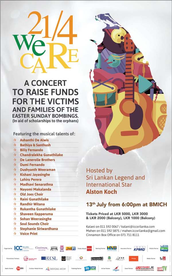 214 We Care - A Concert to Raise Funds for the Victims and Families of the Easter Sunday Bombings (Sri lanka event - at the BMICH)