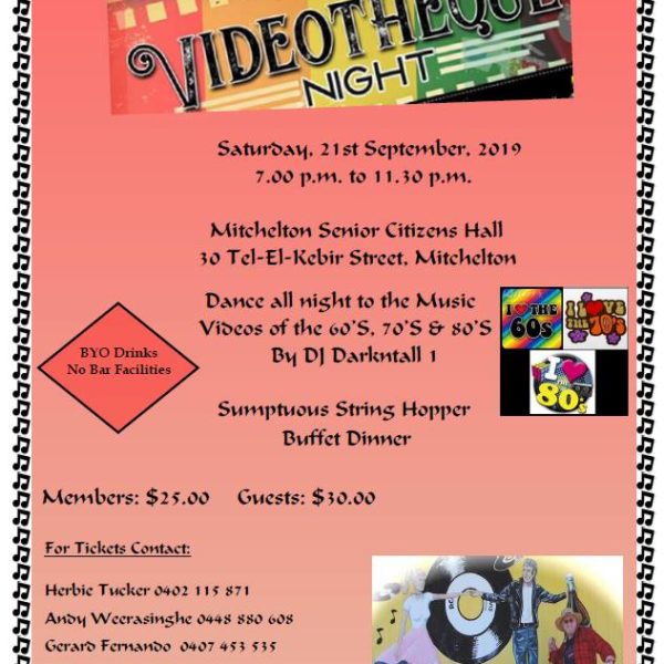 Silver Fawn Club Inc Present VIDEOTHEQUE NIGHT