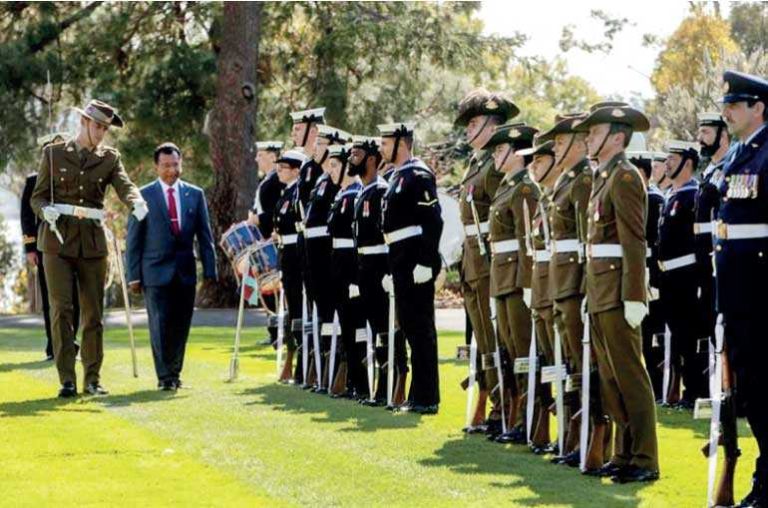 High Commissioner in Australia J.C. Weliamuna presents credentials