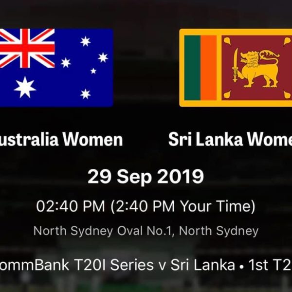 Sri Lanka vs Australia - Women's T20 at the North Sydney Oval