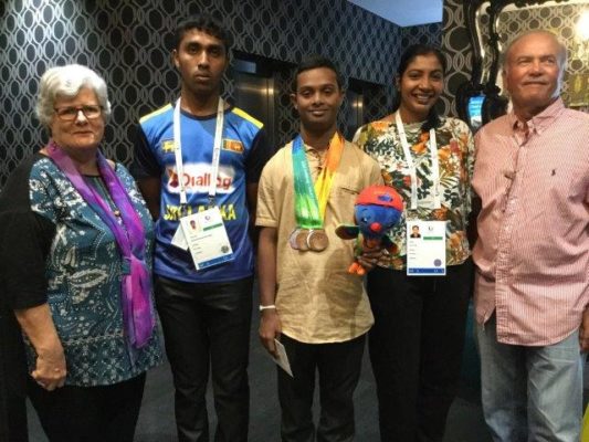 INAS Global Games - Sri Lankan Athletes in Queensland Australia with Anton Swan - Hon. Consul for Sri Lanka in Queensland Australia 