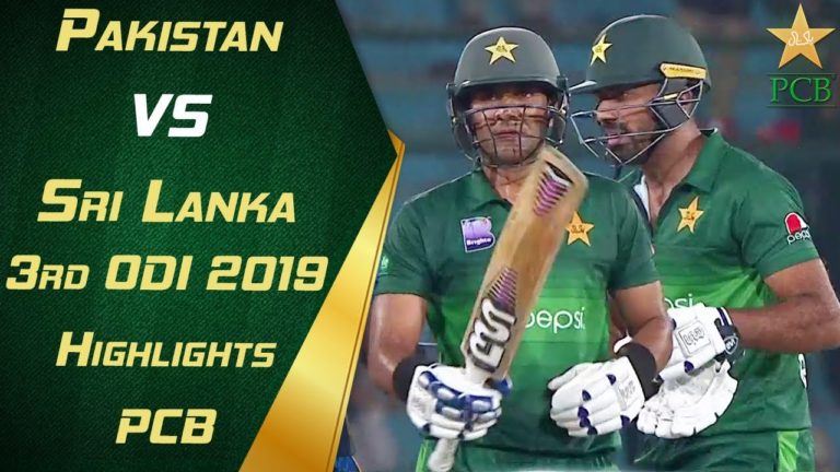 Watch Cricket Highlights – Pakistan vs Sri Lanka 2019 ODI Series