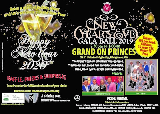 Voluntary Outreach Club together with Whispering Hope - New Years eve 2019