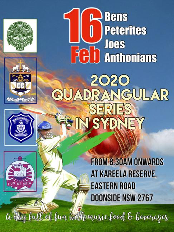 Saints Quadrangular Cricket Tournament