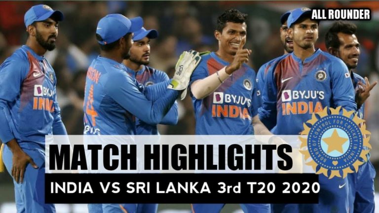 Watch Cricket Highlights India vs SriLanka T20 – January 2020