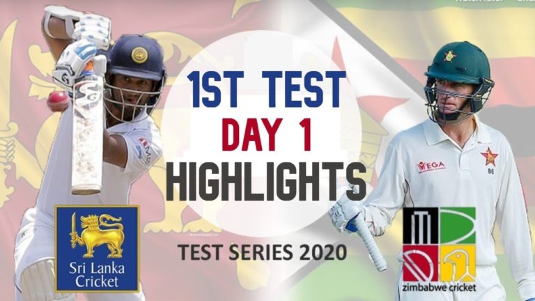 Watch Cricket Highlights – Sri Lanka v Zimbabwe | 1st Test – January 2020