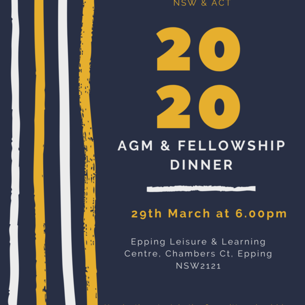 Royal College Old Boys Association of NSW & ACT - AGM (29 March 2020)