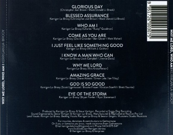 Kerrigan La-Brooy – gospel album