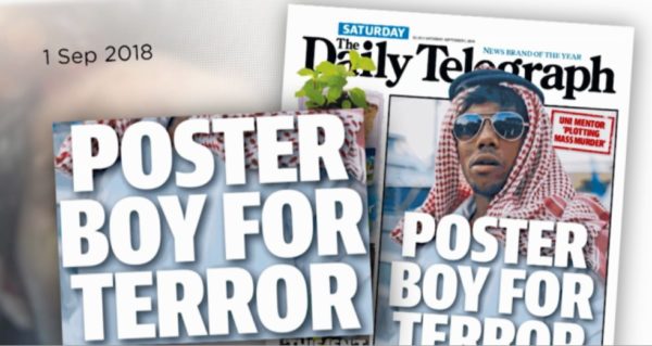 The front page of the Daily Telegraph