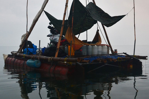 700 KILOMETRES THROUGH ROUGH SEAS