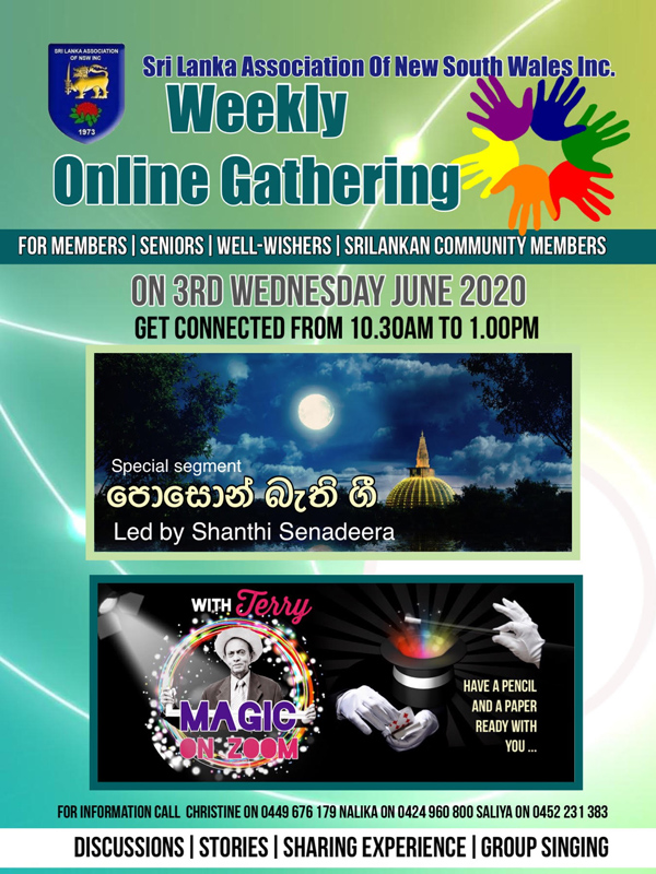 Online Gathering for the 3rd June 2020 1