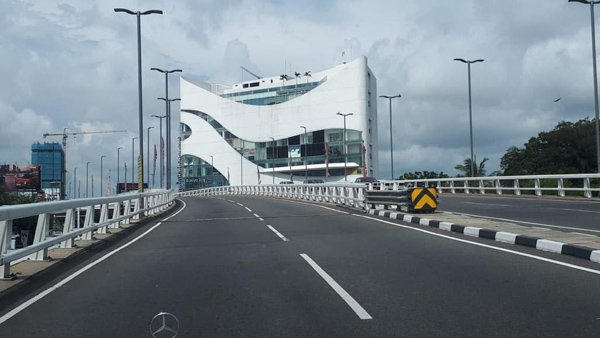 View of clean Colombo